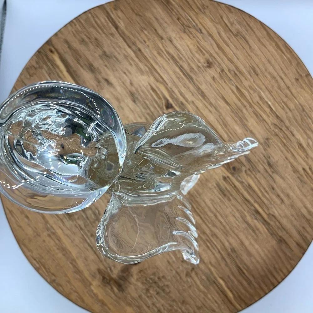 Crystal Glass Vintage Angel 8" Figurine - Picture 7 of 8